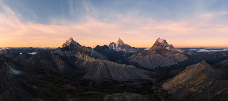 雪山晨曦 壮丽山河图片