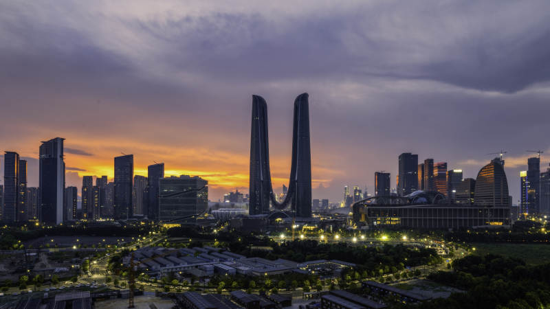 杭州现代建筑图片