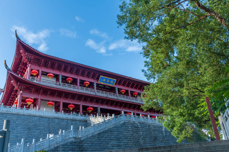 福州屏山公园镇海楼图片