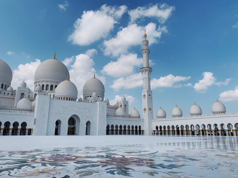 阿布扎比谢赫扎耶德大清真寺图片