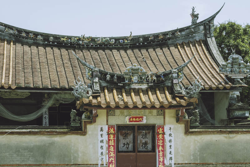 闽南古厝飞檐 传统建筑之美图片