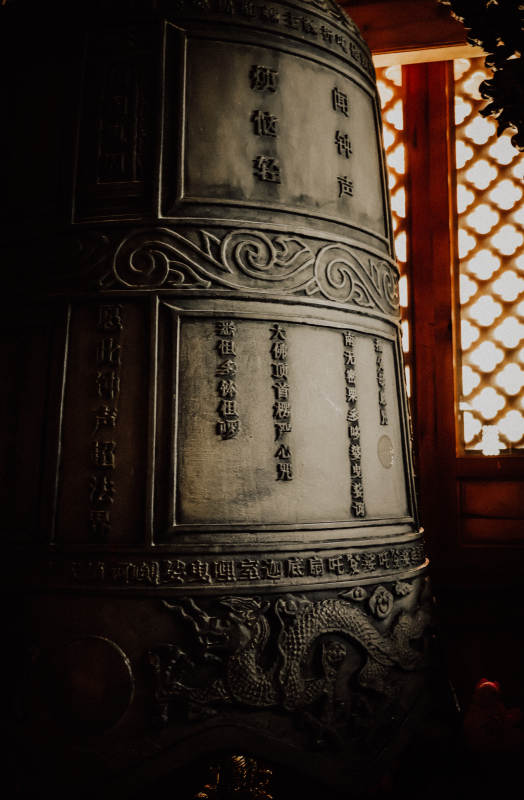 古钟铭文 静谧庄严图片