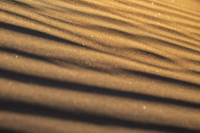 金色沙丘的纹理细节图片