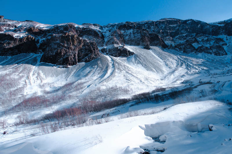 长白山雪山雪景 冬日风光图片
