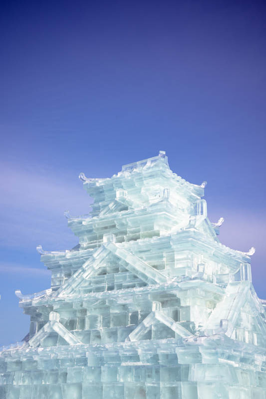 冰雕城堡 冬日奇观图片
