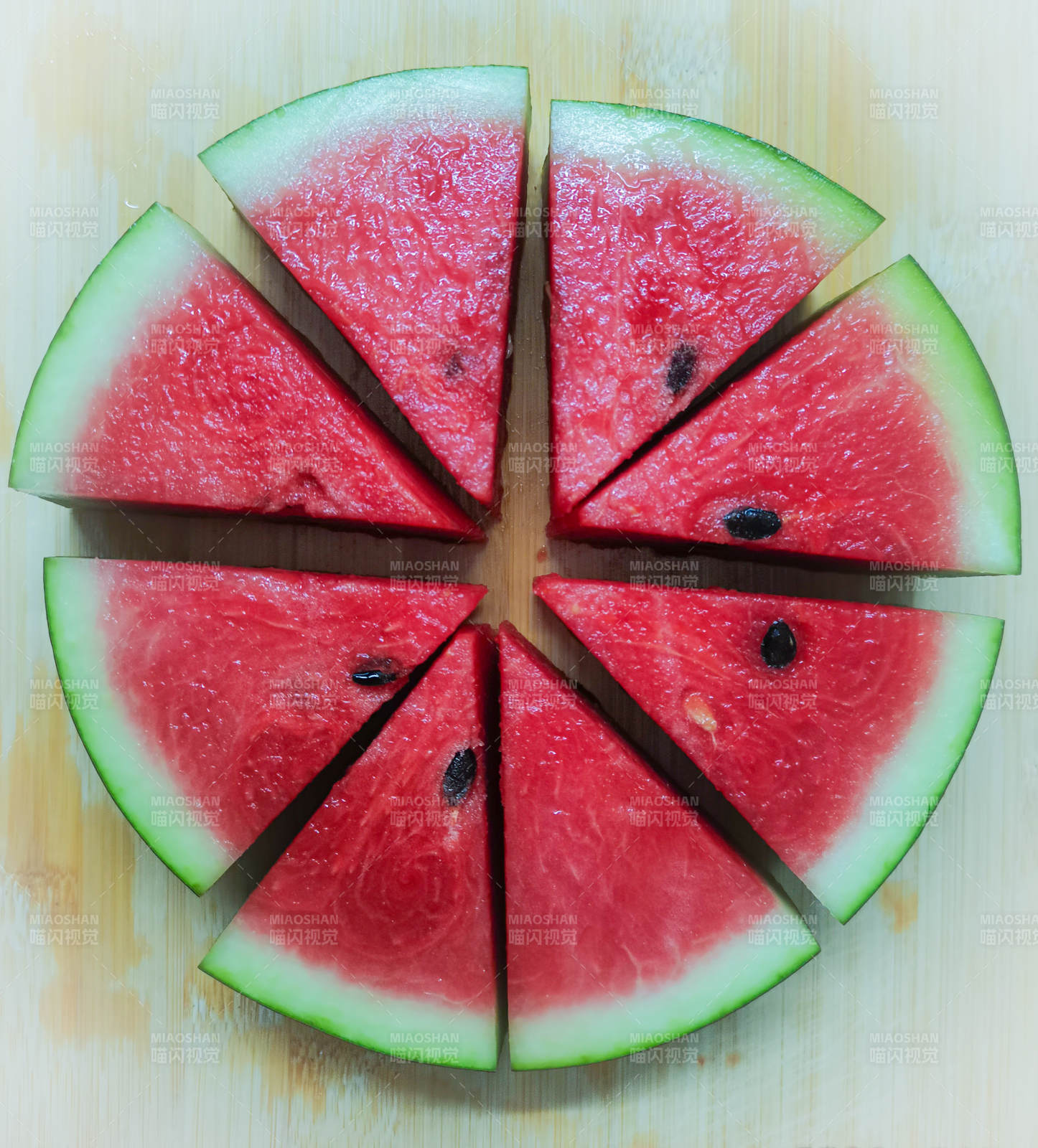 切片西瓜 夏日清凉图片