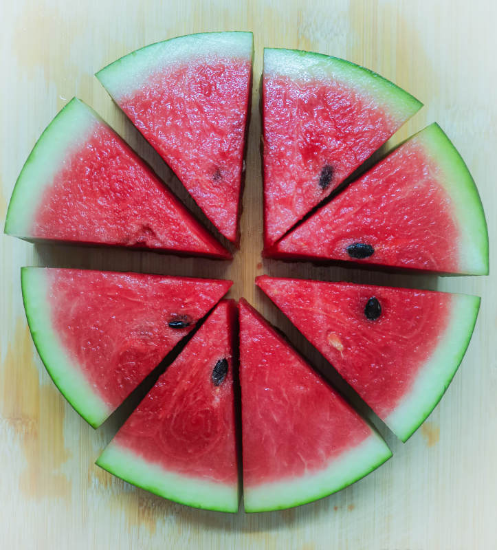 切片西瓜 夏日清凉图片