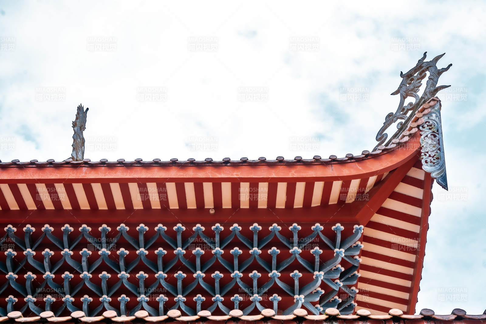 古建筑飞檐翘角细节图片