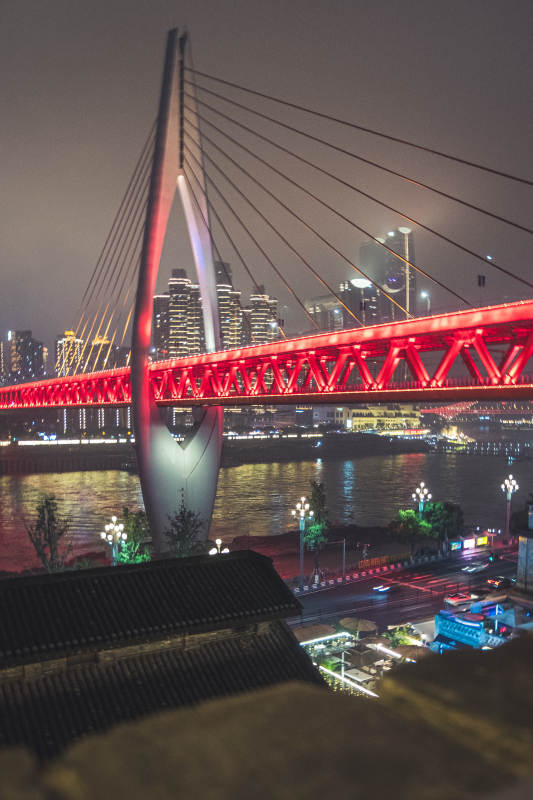 重庆东水门长江大桥图片