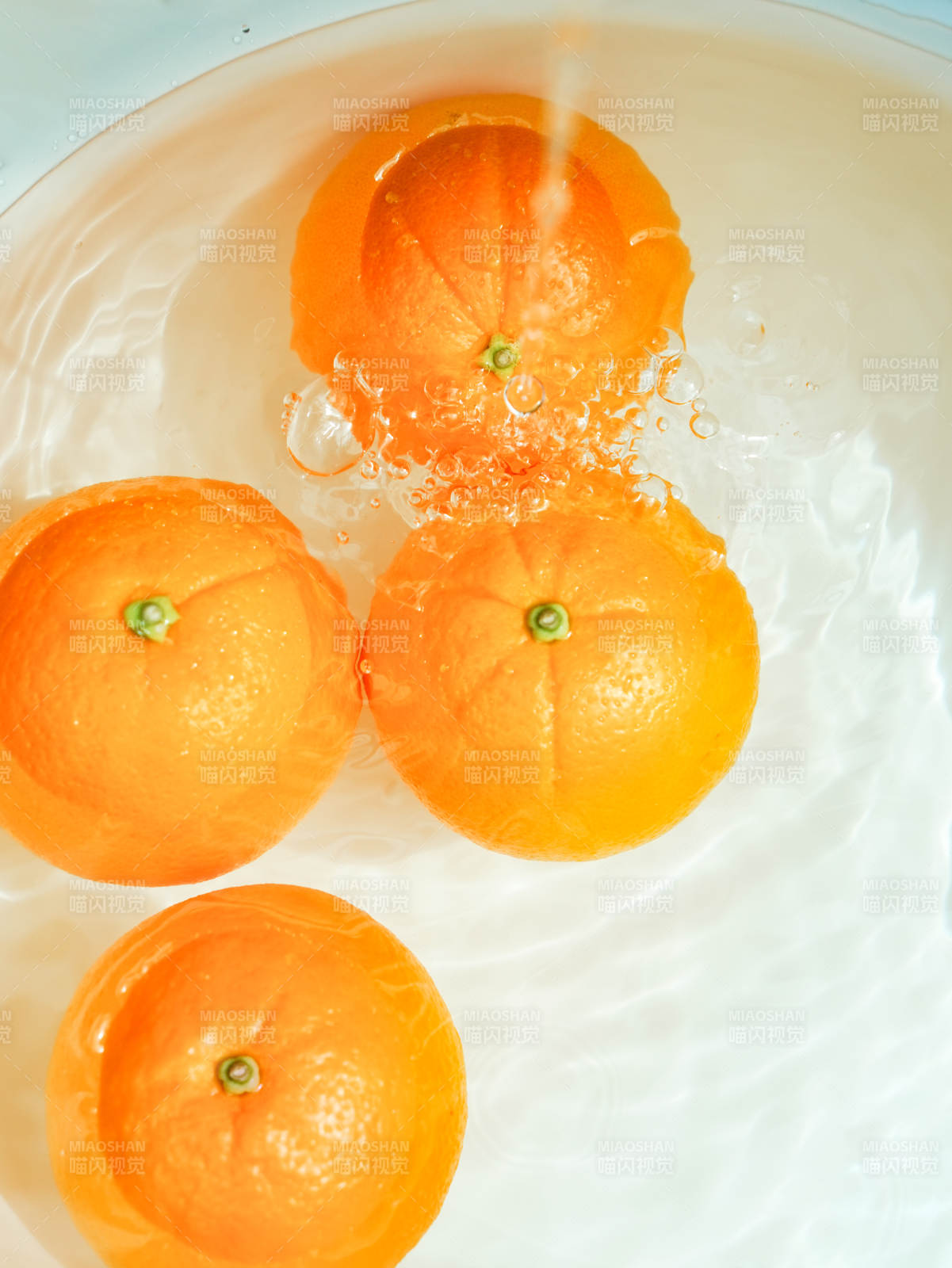 水中橙子 清新自然图片