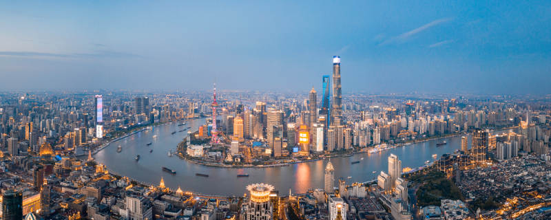 上海夜景 繁华都市灯火辉煌图片