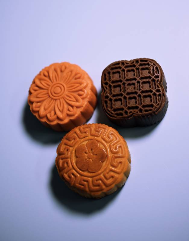 传统月饼 中秋佳节美食图片