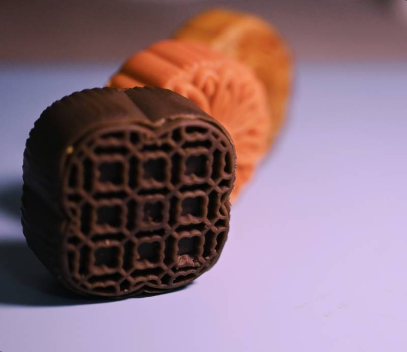 巧克力与饼干的完美结合图片