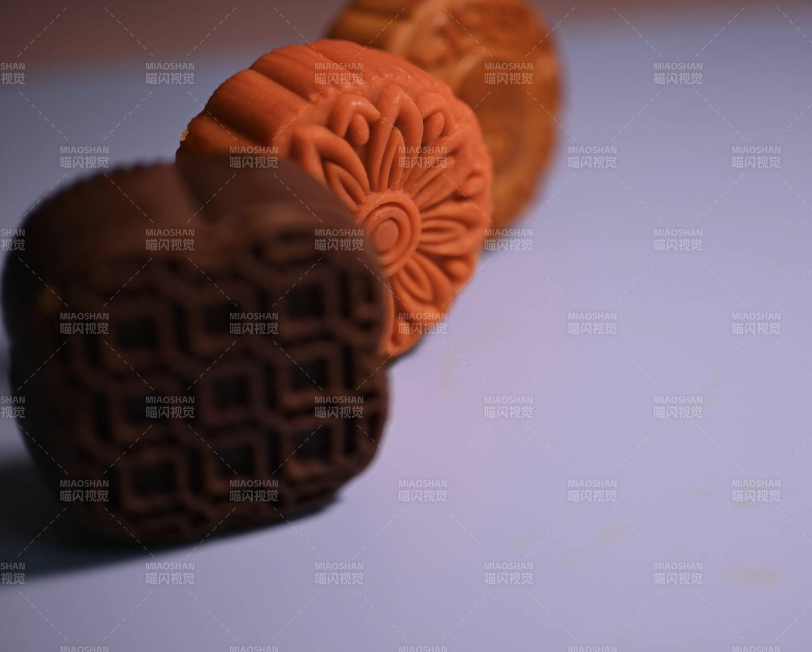 传统月饼的精美花纹图片