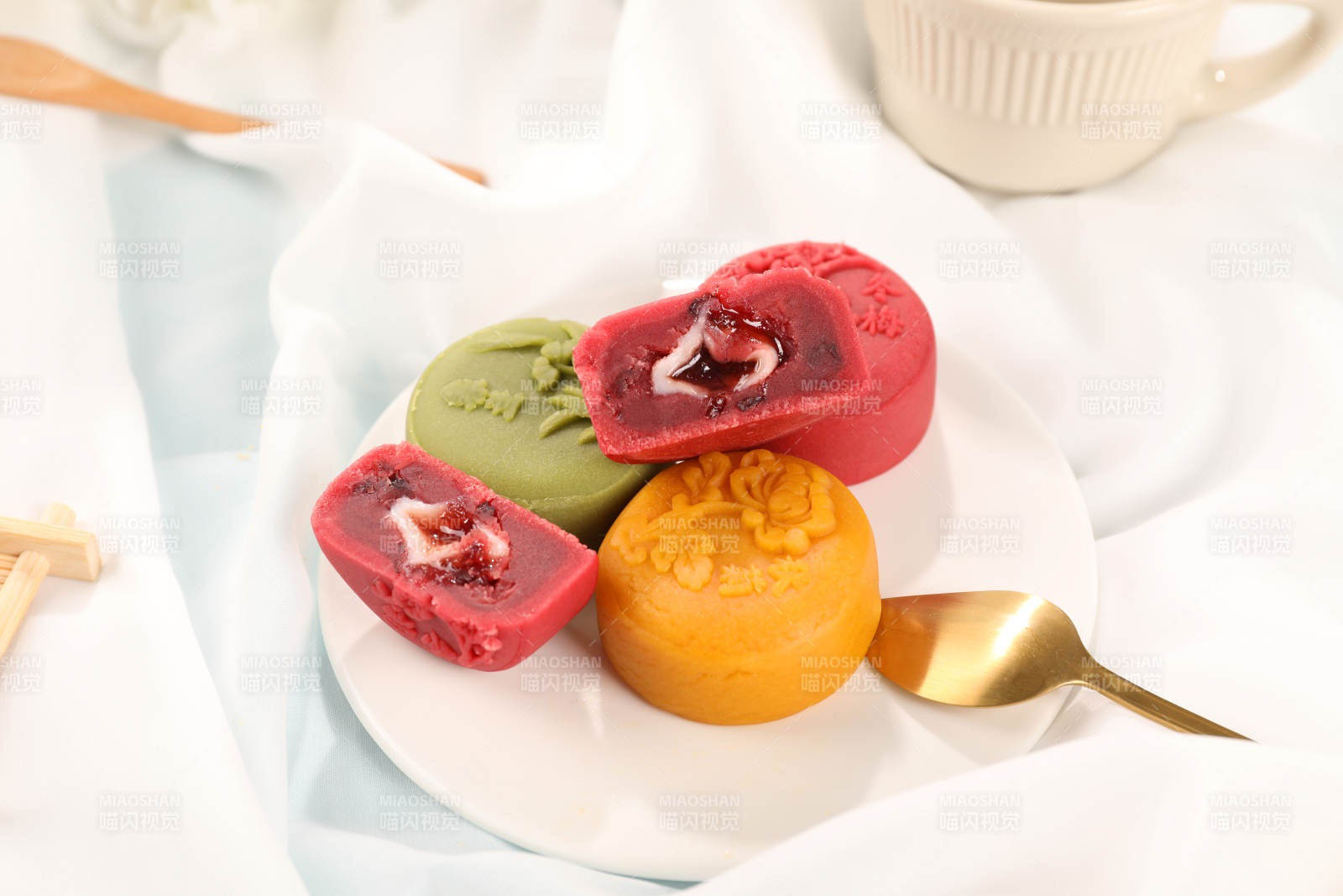 彩色糕点 美味诱人图片