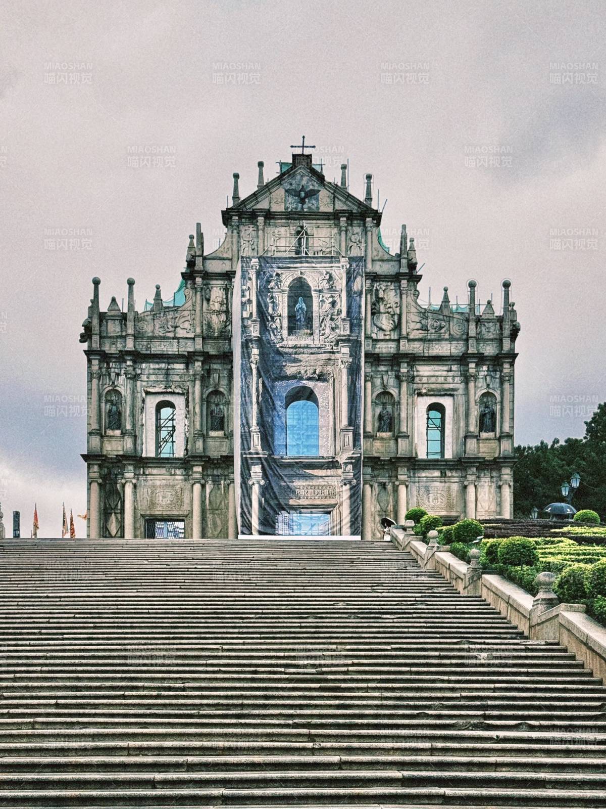澳门大三巴牌坊图片