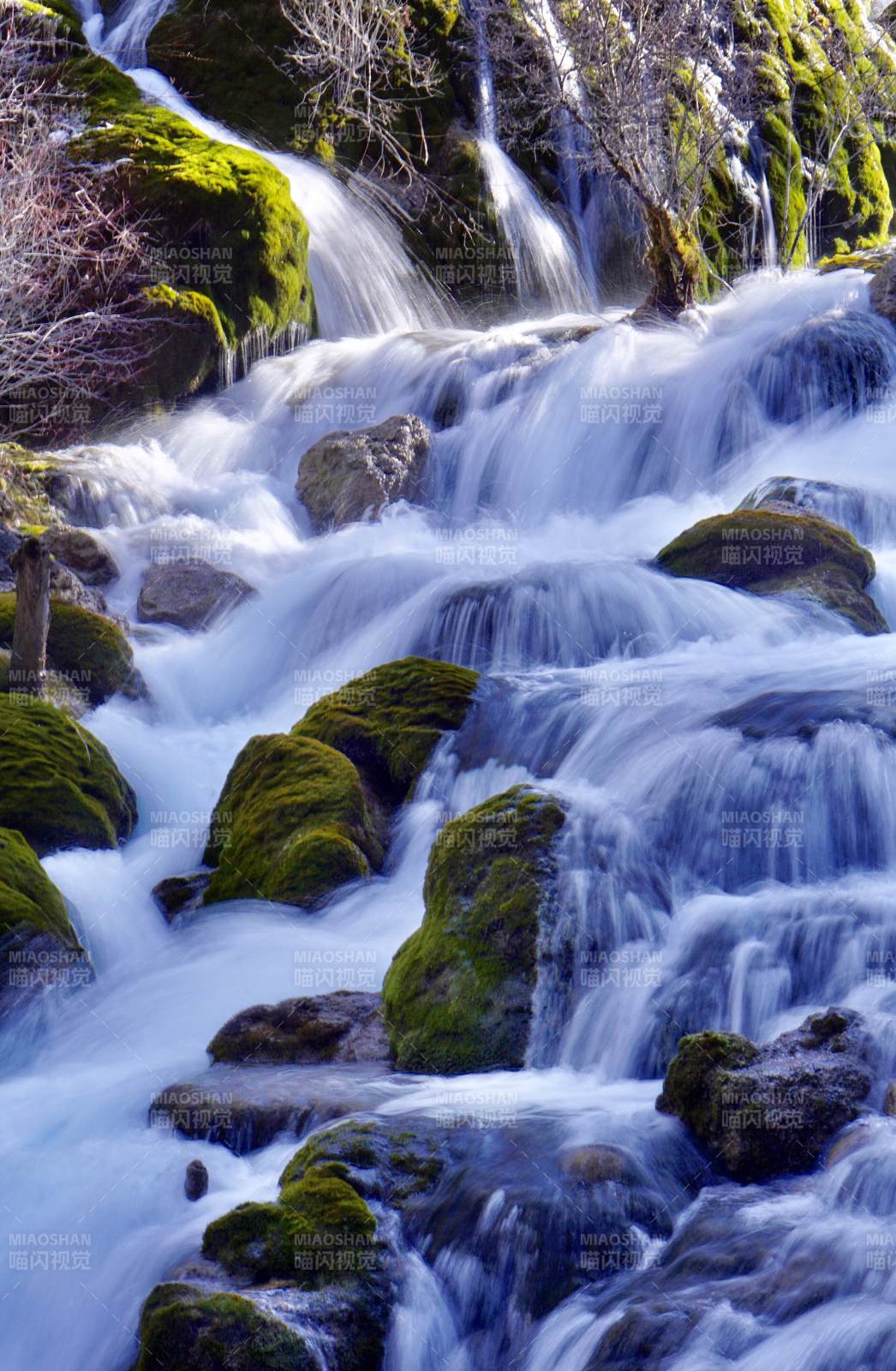 九寨沟瀑布图片