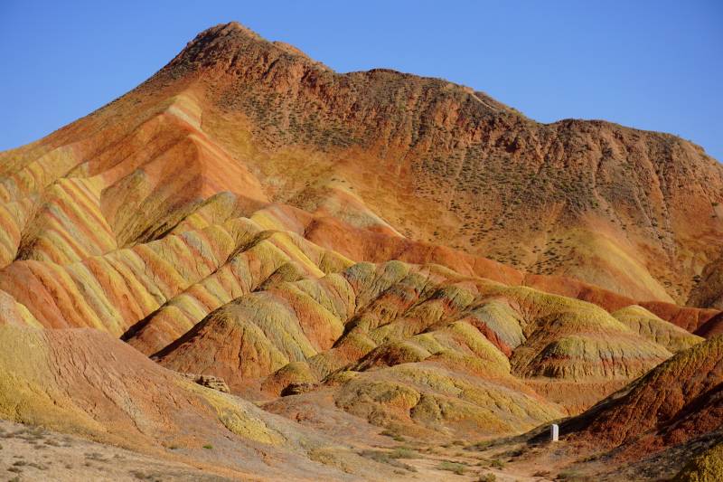 张掖七彩丹霞地貌图片