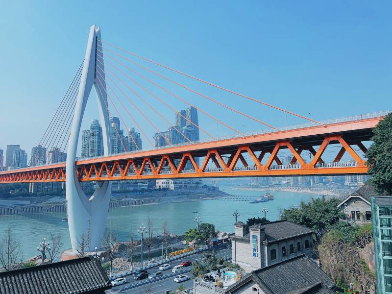 重庆长江大桥风光图片