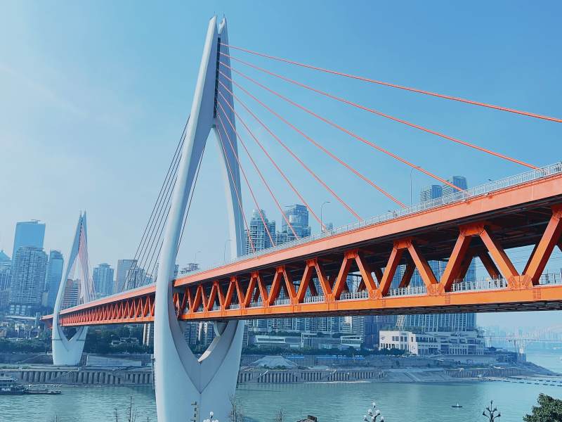 重庆千厮门大桥风光图片