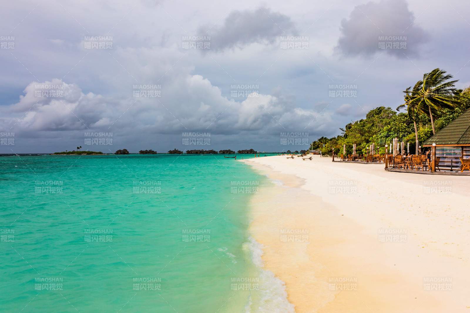 马尔代夫 天堂岛海滩图片