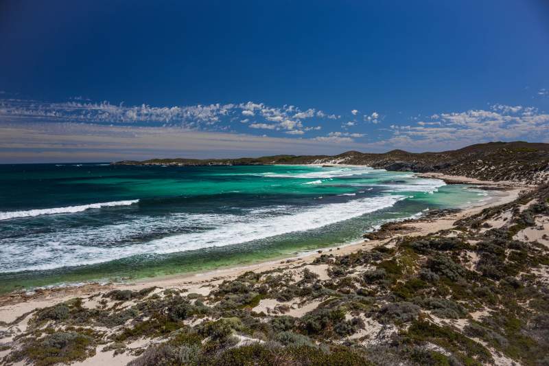 碧海蓝天 沙滩美景图片