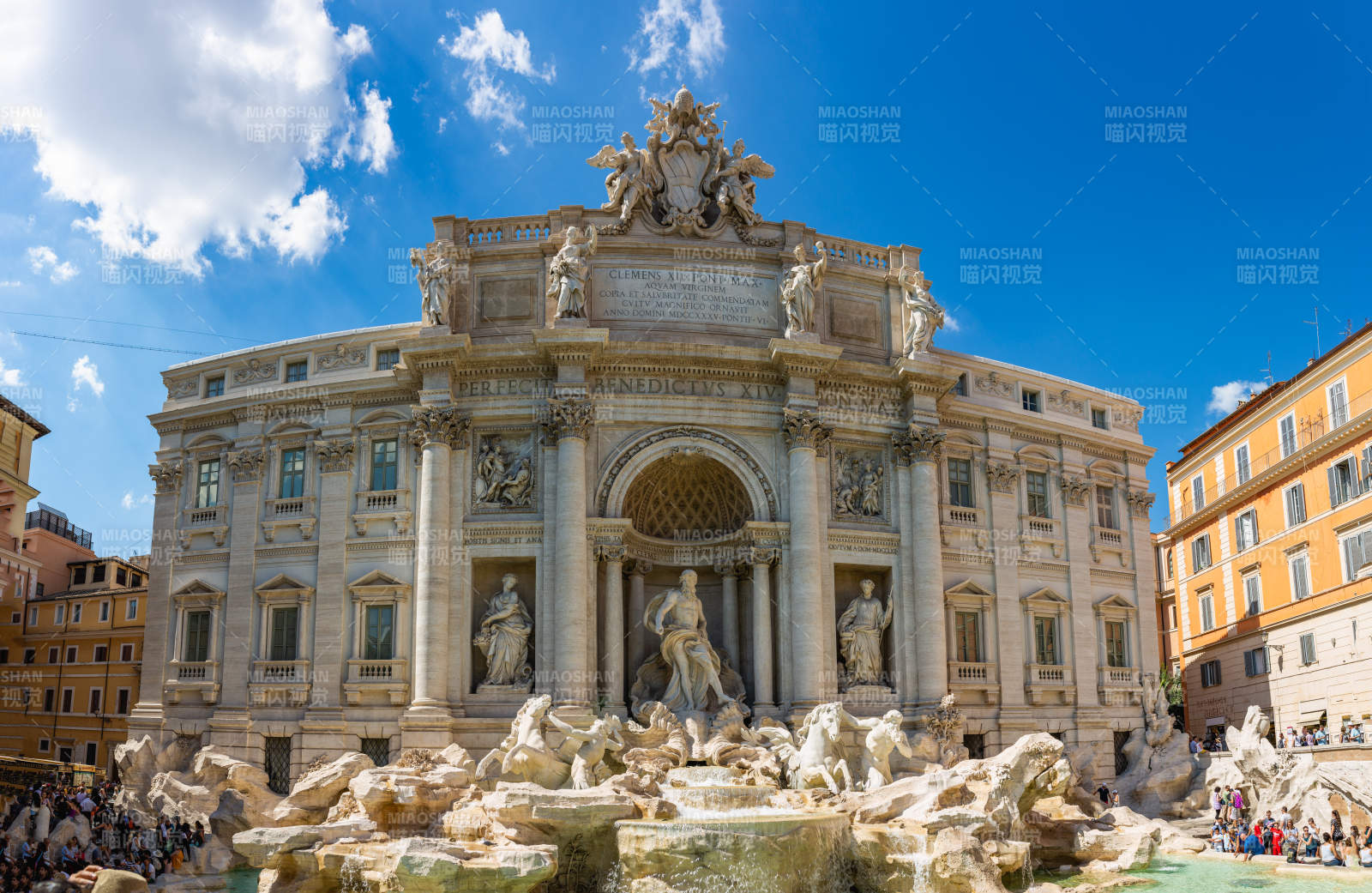 意大利罗马许愿池 特莱维喷泉图片