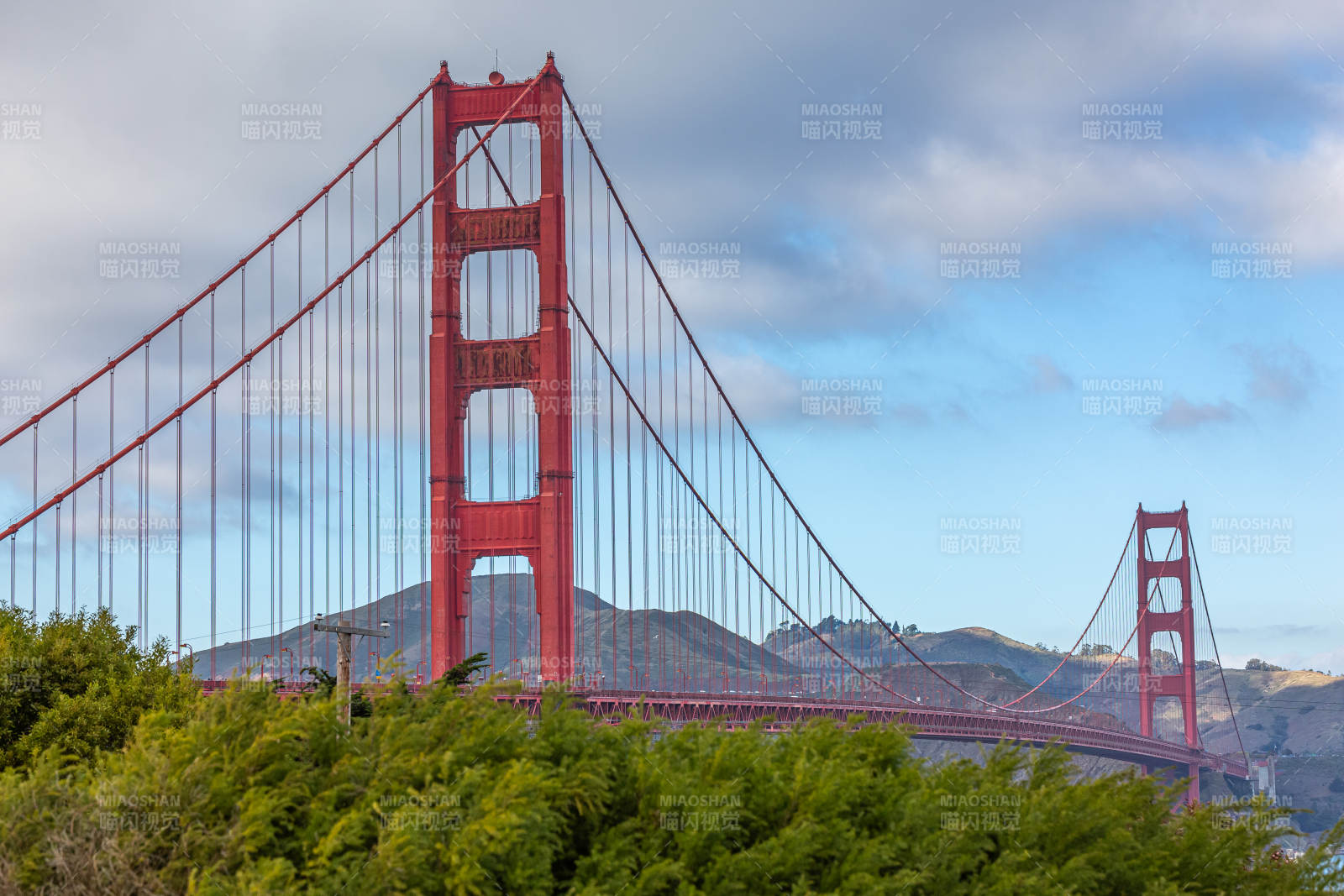 金门大桥的壮丽景色图片