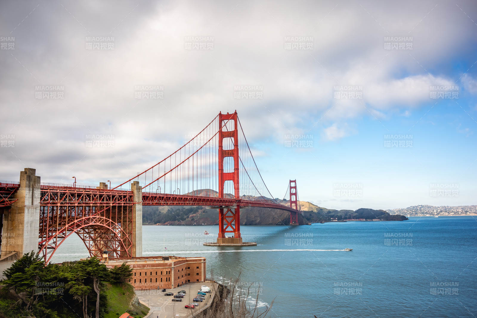 金门大桥风光无限好图片