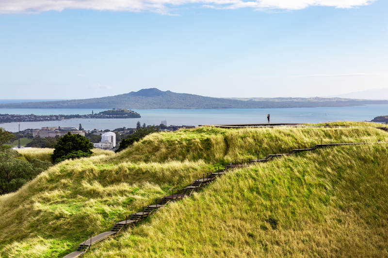 新西兰奥克兰 伊甸山风光图片
