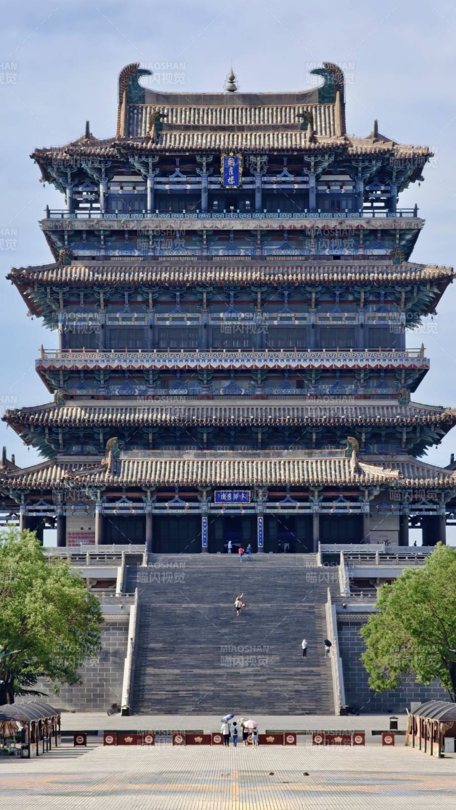 鹳雀楼 古韵悠悠映黄河图片