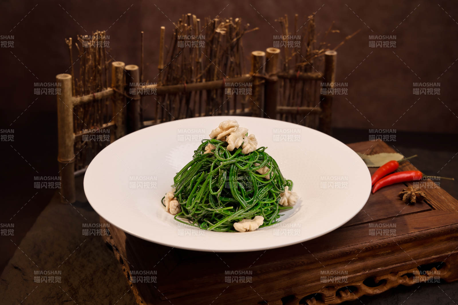 沙葱拌核桃图片