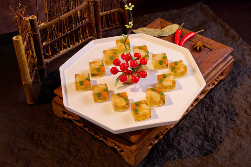 果冻拼盘 精致美味图片