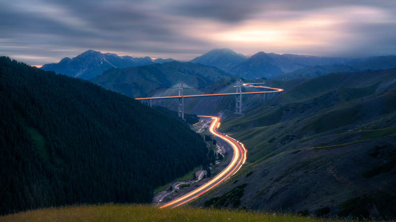  果子沟大桥图片