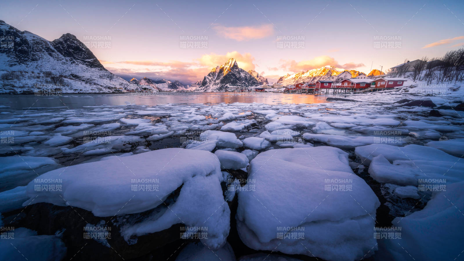 挪威罗弗敦群岛雷纳小镇图片