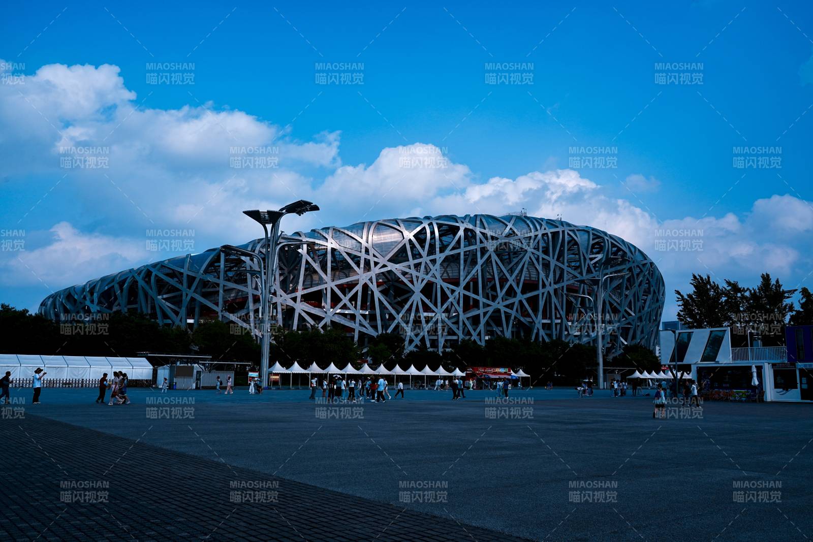 鸟巢北京的标志性建筑图片
