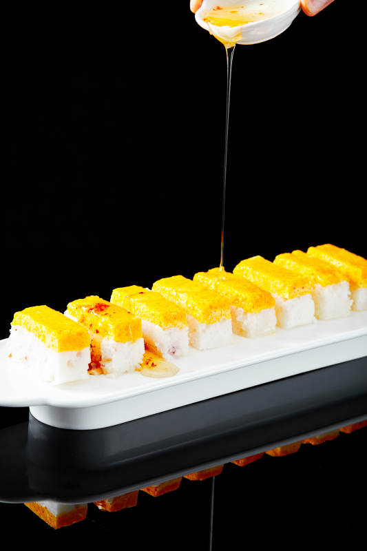 杂粮黄米凉糕图片