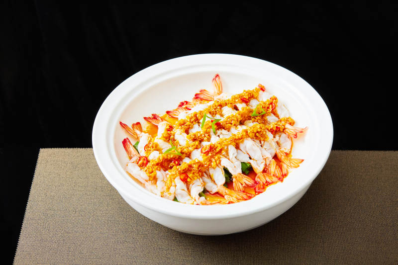 蒜香粉丝虾图片