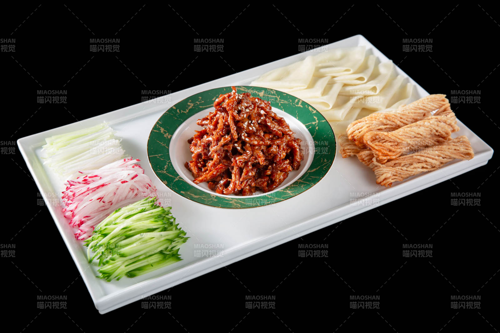 京酱肉丝配菜套装图片