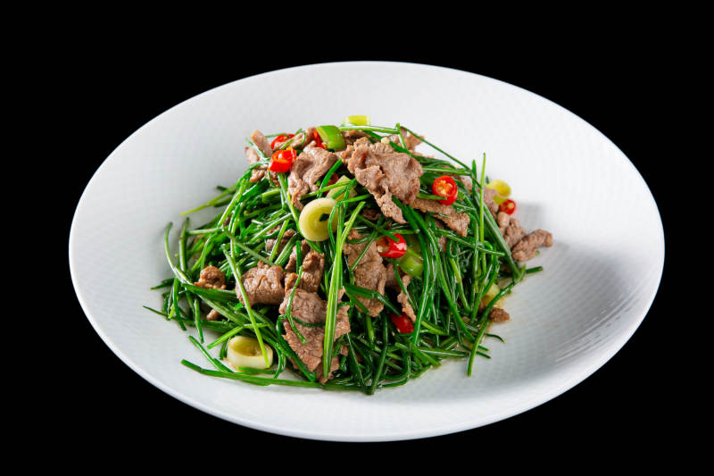 沙葱炒羊肉图片