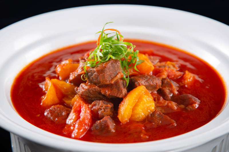 番茄炖牛肉图片