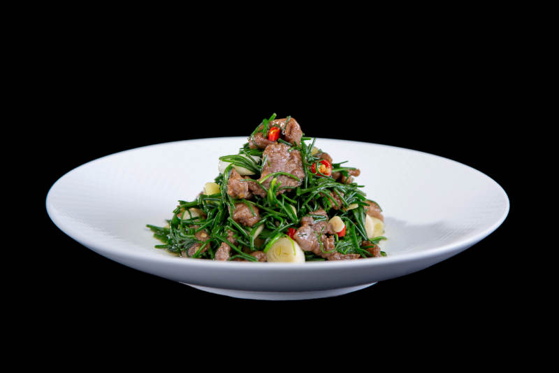 沙葱炒牛肉图片