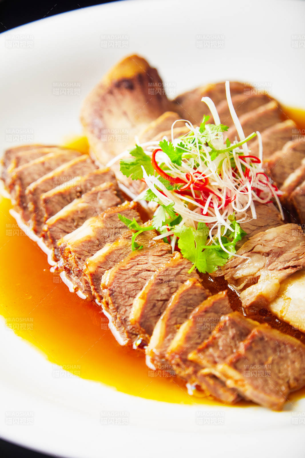 清汤牛肉片图片