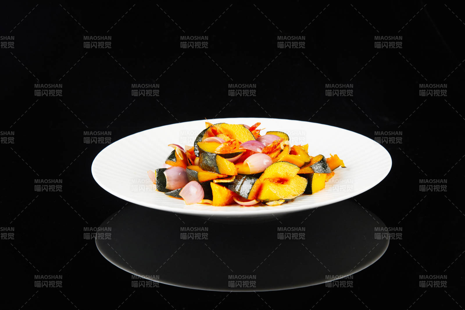 洋葱拌南瓜图片