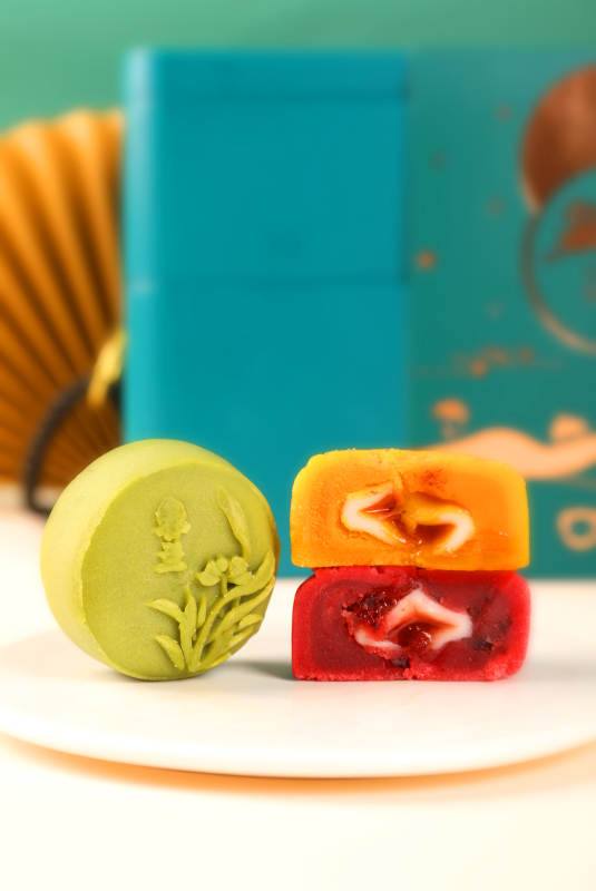 多彩果冻甜品礼盒展示图片