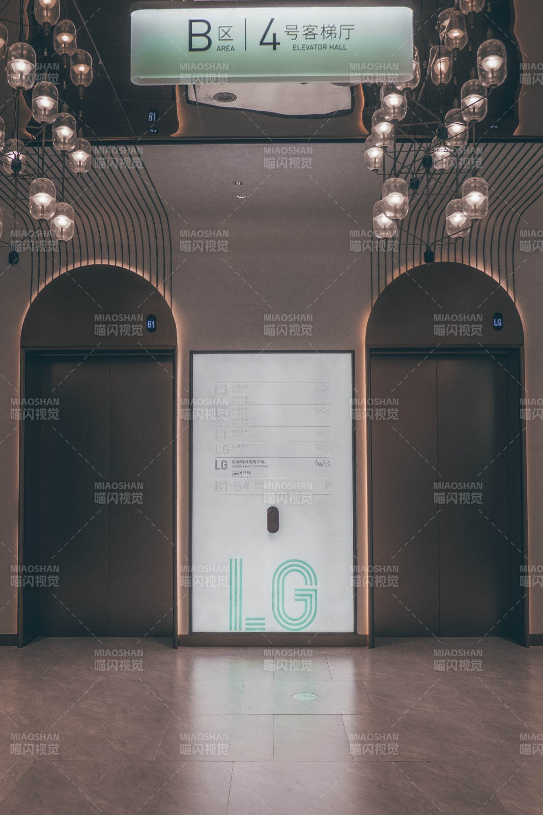 B区号电梯厅入口图片