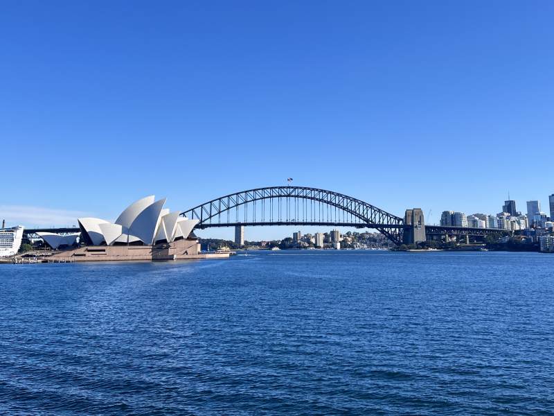 悉尼歌剧院与海港大桥图片