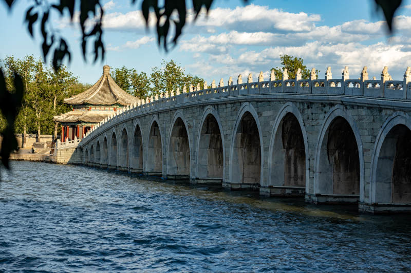 十七孔桥 颐和园美景图片