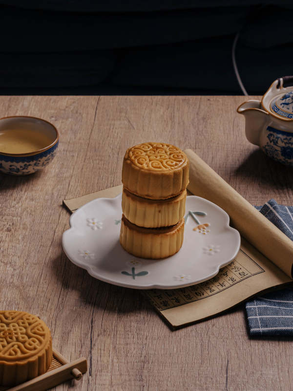 中秋月饼实拍图片