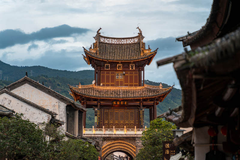 云南大理巍山古城图片